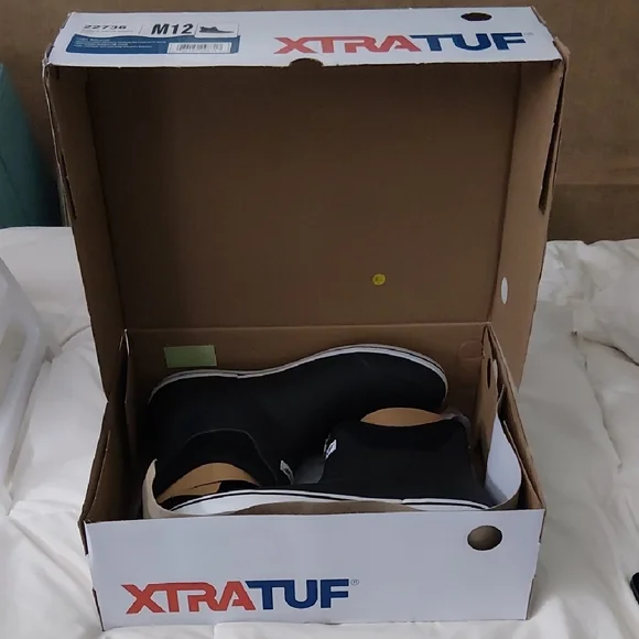 XTRATUF Men's Ankle Deck Boots - Black - Picture 3 of 6